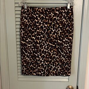 Merona Animal Print Pencil Skirt